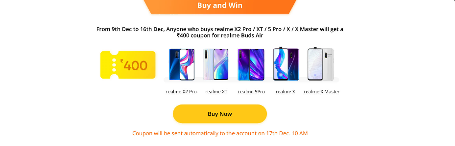 Realme Buds Air true wireless earbuds