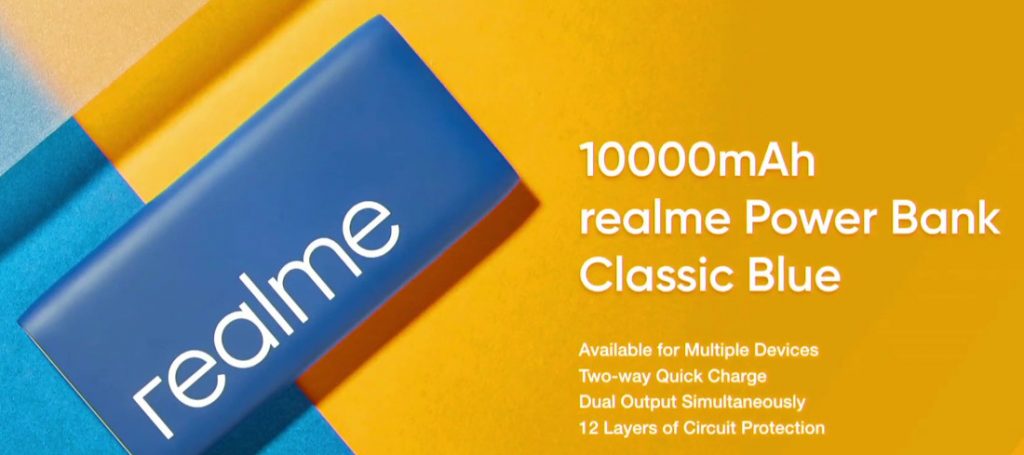 Realme Buds Air Iconic Cover and 1000mAh realme Power Bank in Classic Blue coming to India during Republic&nbsp;Day